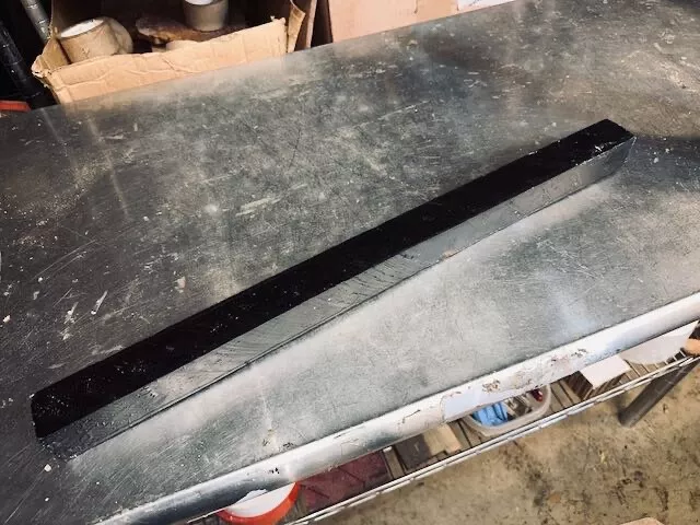 Ébano Gabón Negro 24"" 1 5/8"" X 24"" X 1 5/8"" Horno Seco