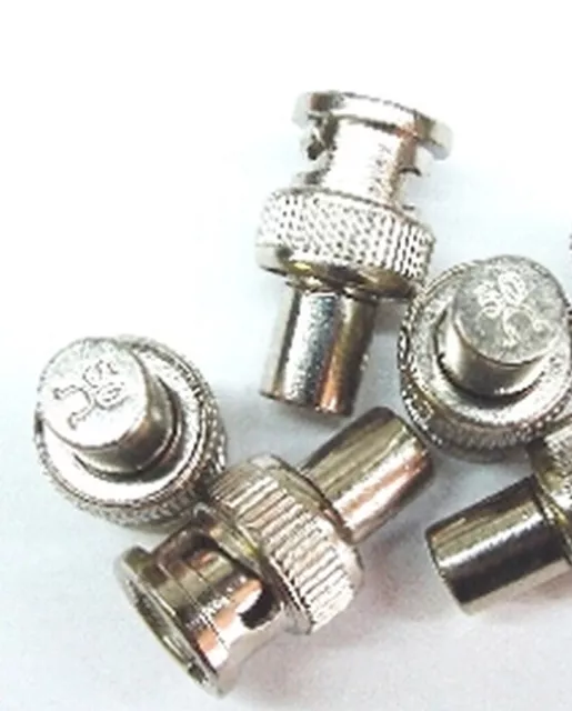 BNC Terminators for use with 50 Ohm networks. Pack of 5