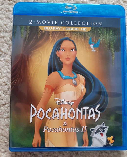 Pocahontas  I & II Journey to a New World Bluray dvd digital walt disney anime