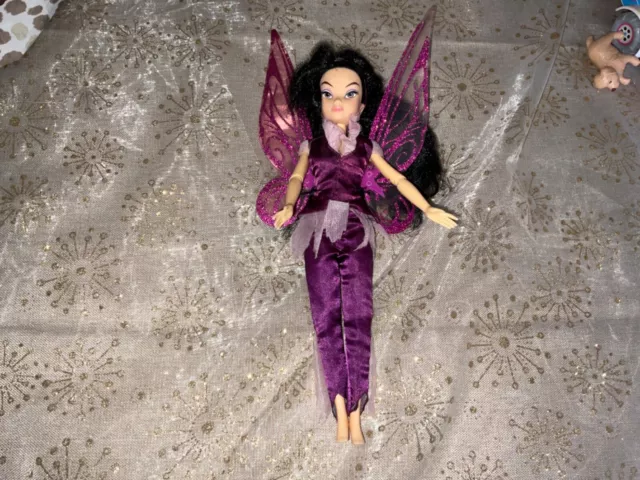 Disney Tinkerbell Fairies Vidia Doll With Moveable Wings