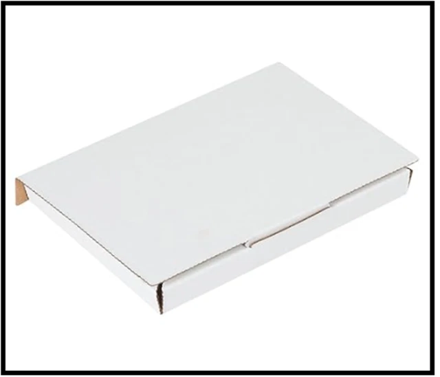 30 Pack 11x8.75x2" White Corrugated Shipping Boxes - View #4