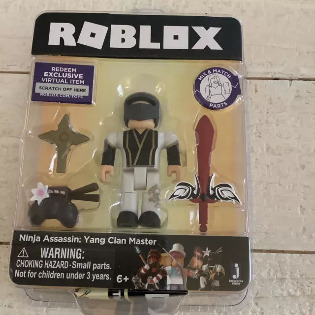 Roblox DevSeries NINJA LEGENDS: ASSASSIN Figure w/ NINJA HOOD Virtual Toy  Code