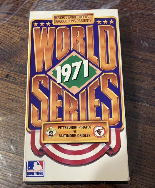 1971 WORLD SERIES VHS Video Baltimore Orioles Vs Pittsburgh Pirates MLB