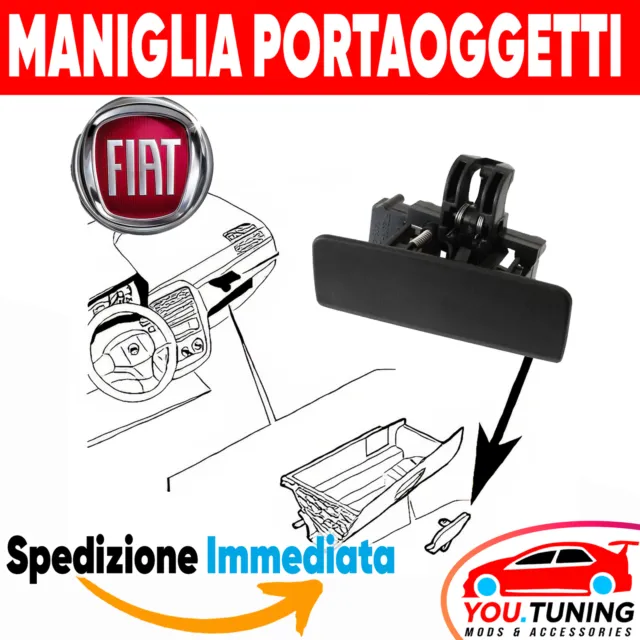 Maniglia Portaoggetti Grande Punto Fiat Bauletto Lato Destro Cruscotto Cassetto