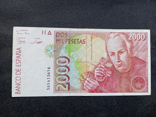 Spain 2000 Pesetas 1992 Banknote