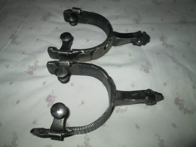 Horse rasp high Tencel handmade Cowboy/girl Boot Spurs-2 spurs-western riding