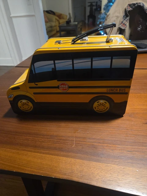 THOMAS BUILT BUSES Metal Lunch Bus Box SAF-T-LINER C2 $61.64 - PicClick CA