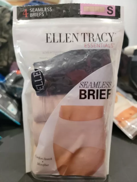 ELLEN TRACY ESSENTIALS Women's Seamless Briefs, 4 Pack $16.99 - PicClick