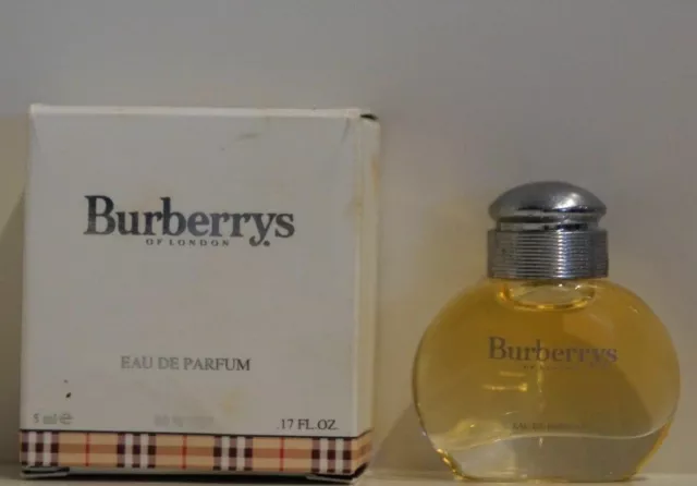 flacon parfum miniature BURBERRYS Of London 5ml eau verre collection boite