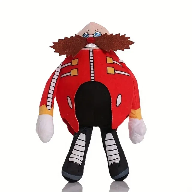 (NEW) DR. EGGMAN Robotnik 10" Classic Plush Plushie Toy Gift Red Sonic