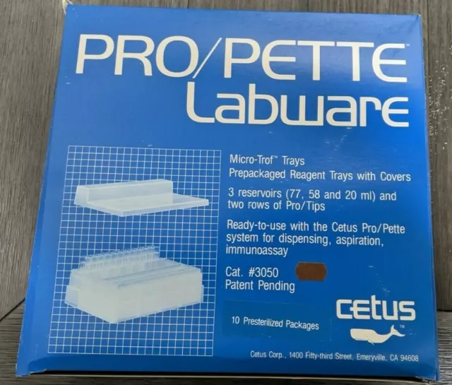 Perkin Elmer N800-1021 Pro/Pette Labware Micro-Trof Trays (10 Total Trays)