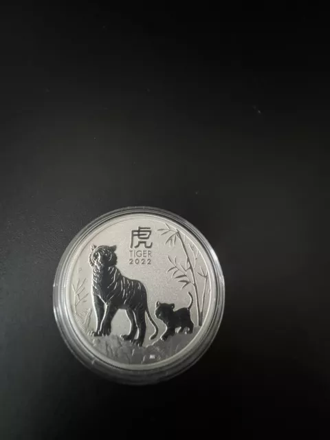 Year Of The Tiger 2022 1oz Silver Coin ( Encapsulated)