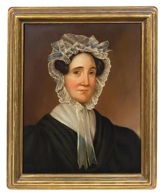 ANTIQUE MUSEUM QUALITY, Late 18th C, 19th Century Portrait Oil Painting