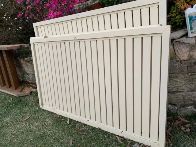 Fenstar Aluminium Slat Fence Panels Horizontal Nightsky