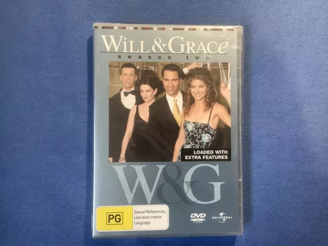 Will & Grace : Season 1 (DVD, 2000) Brand New Sealed Region 4