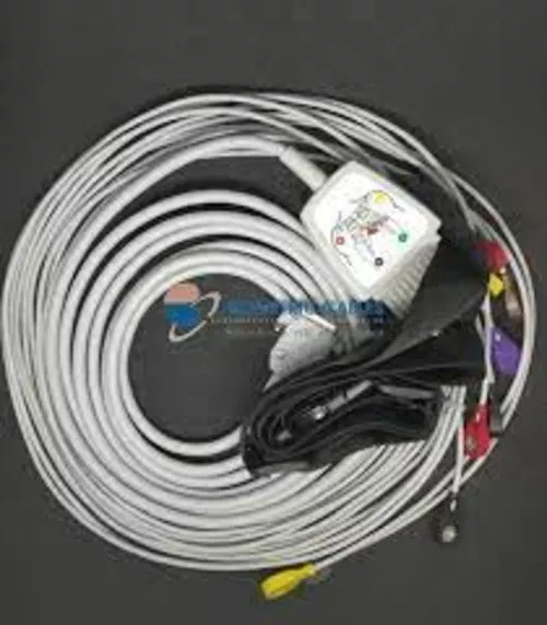 10 Câble Nassan Medical Ecg Enregistreur Câble Compatible Avec Tmt Neuf