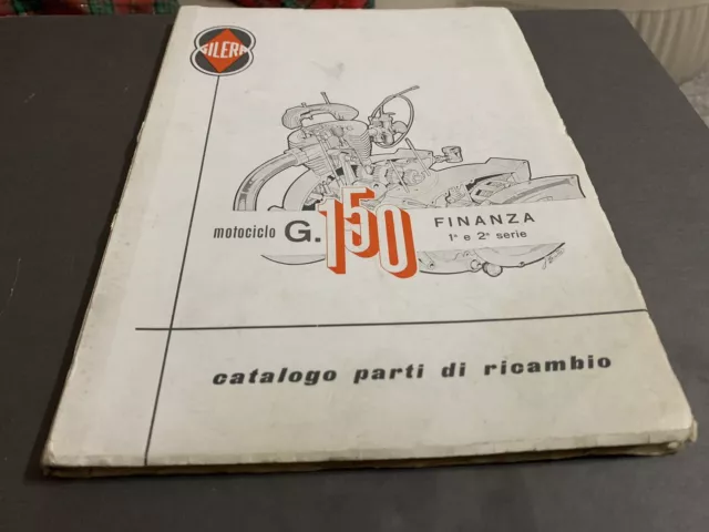 Gilera G.150 1 Serie Catalogo Parti di ricambio Maggio 1959 Originale Conservato
