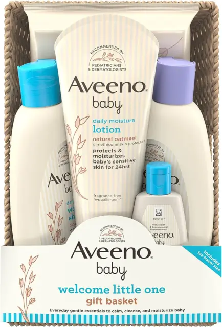 Aveeno Baby Bath Set Body Wash Shampoo Soap Aveeno Baby Daily Moisture Lotion