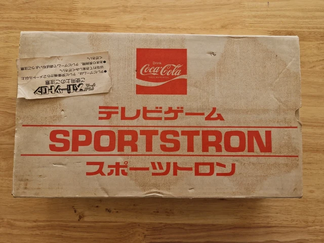 Console Sportstron S3300 Coca-Cola – Fuji Electric – Boîte – Pong – NTSC-J