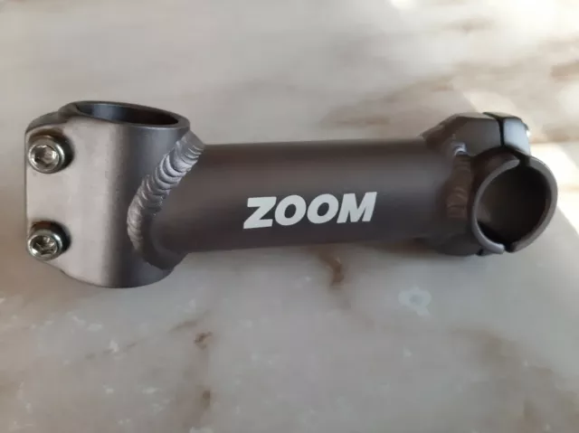 Zoom Ahead Bicycle Handlebar Stem 130mm. 1"1/8" steerer 25.4 bar width. 10% rise