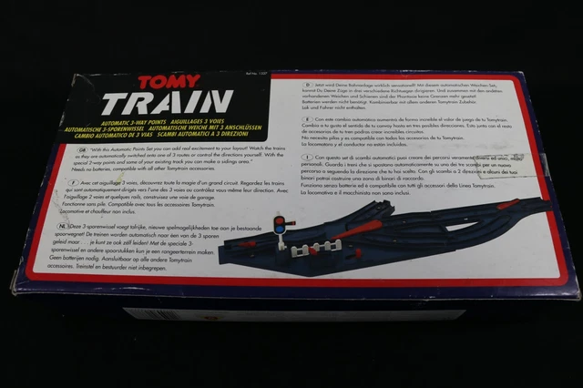 ZB298 TOMY train 1337 aiguillage 3 voies automatic 3-way points Sporenwissel 2