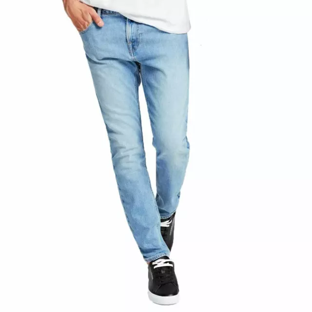 Jeans Guess Usa Chris Super Skinny Denim - Blu chiaro M02A27D3Y93