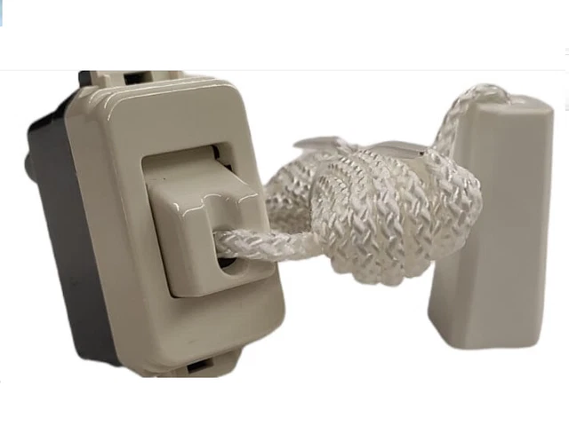 Pulsante A Tirante Ave Blanc 45917 - Bianco, 1 Polo, Per Quadri Elettrici