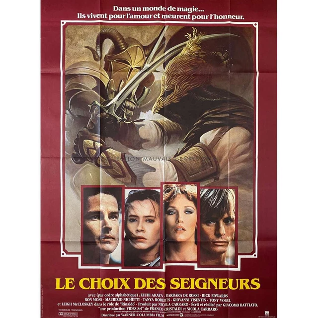LE CHOIX DES SEIGNEURS Affiche de film  - 120x160 cm. - 1983 - Zeudi Araya Crist