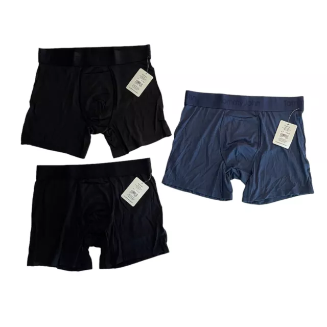 Tommy John Pack of 3 Second Skin Boxer Brief ~ Size M ~ 4''