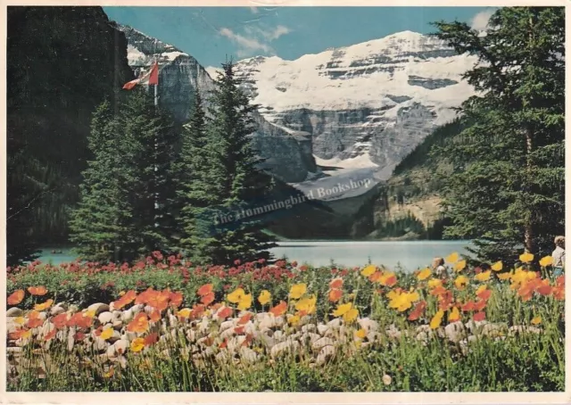 Lake Louise Banff Nationalpark Kanada (RPPC) Postkarte mit Stempel