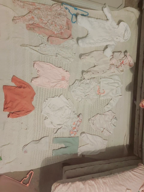 Baby Girls Clothes Bundle Joblot Job Lot Age 0-3months 0-3 Months
