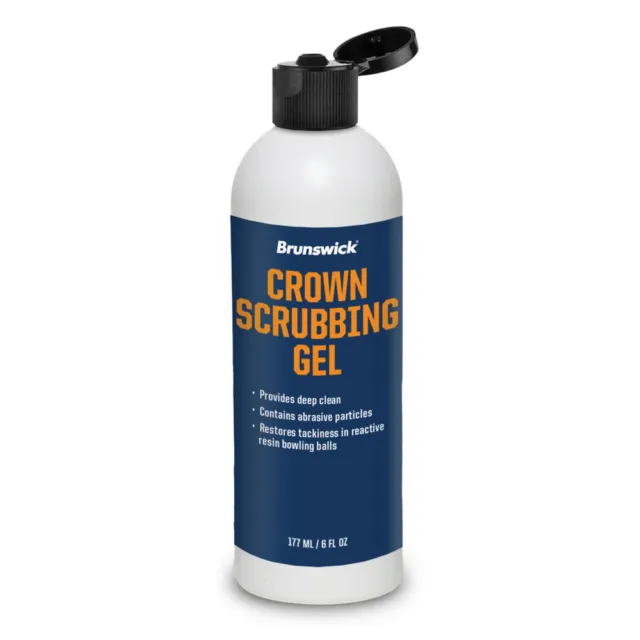 Brunswick Crown Scrubbing Gel Bowling Ball Cleaner 6 oz. Bottle