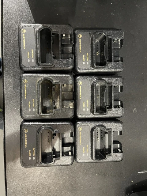 Lot Of 6 Motorola Minitor iii/iv Chargers