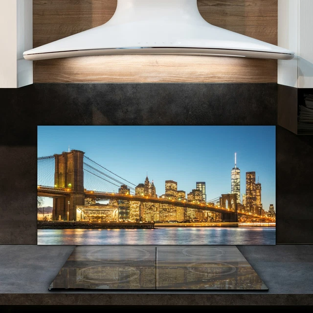 80 cm di vetro temperato bianco per il backsplash della cucina VidaXL