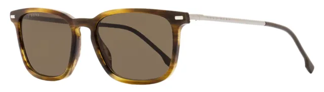 Hugo Boss Rectangular Sunglasses B1020S EX470 Brown Horn/Gunmetal 54mm