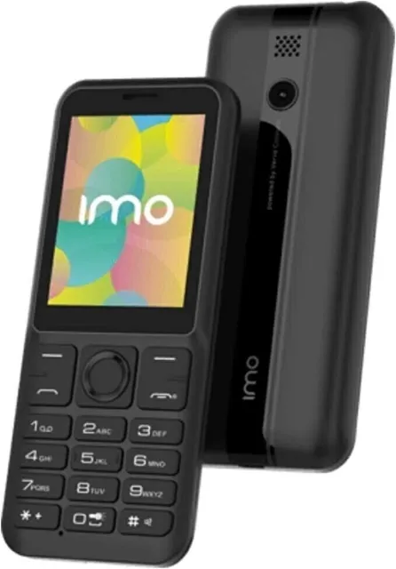 IMO Dash 4G Black Bluetooth Camera UK Big Button Unlocked Mobile Phone
