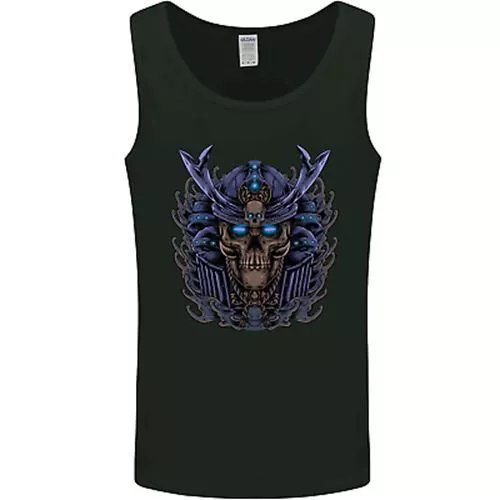 Samurai Skull MMA Martial Arts Gym Training Mens Vest Tank Top