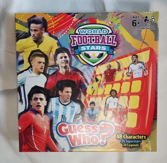 HASBRO GUESS WHO? World Football Stars Game Good Condition £8.00