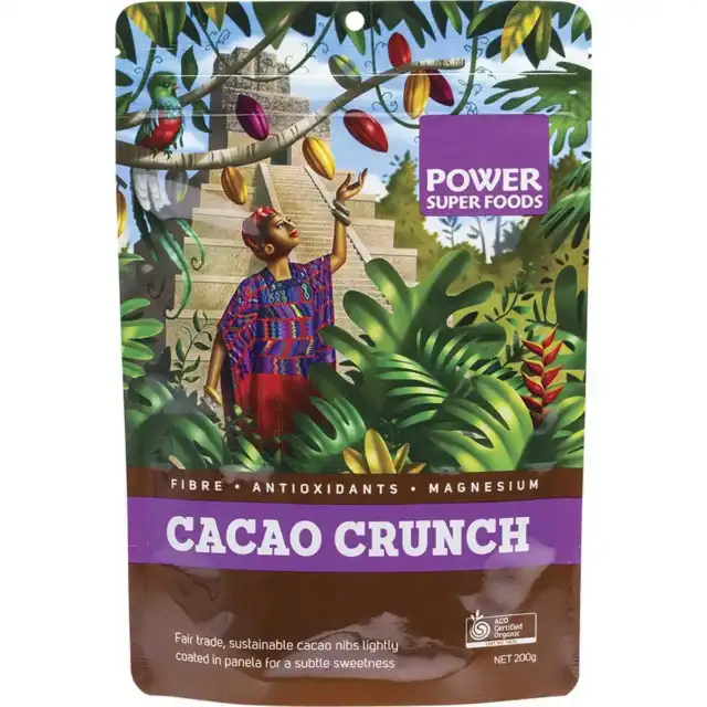 Power Super Foods Organic Cacao Crunch 200g