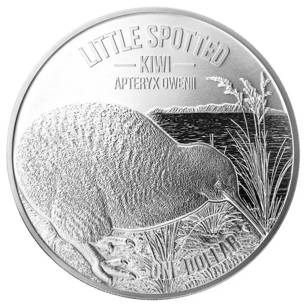 Neuseeland Kiwi 1 Oz Silber 2018 Little Spoted Kiwi  Specimen Coin 1 Dollar