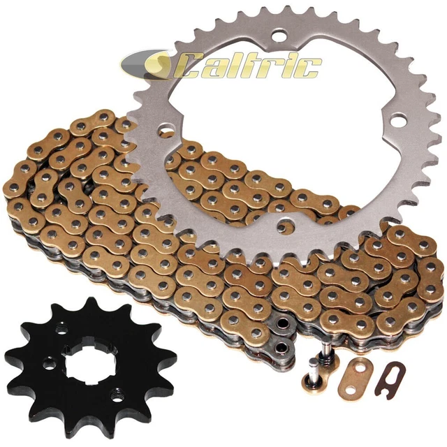 Gold O-Ring Drive Chain & Sprocket Kit for Yamaha Raptor 350 YFM350 2004-2013