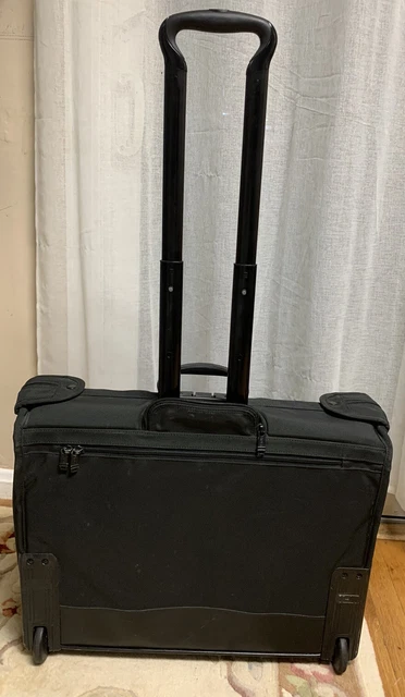 Tumi Black ballistic Nylon Wheeled Garment Bag Suitcase 2242D3 3