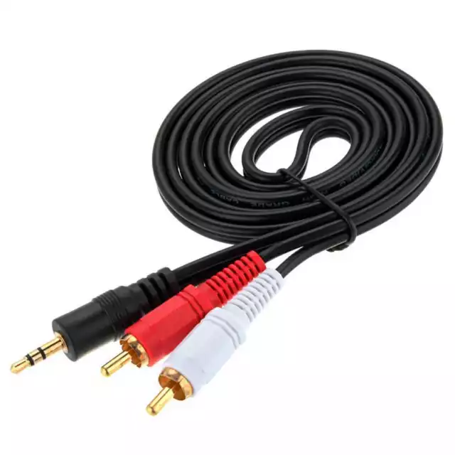 Cavo audio stereo Mini jack da 3,5 mm maschio a 2 RCA maschio da 1,5 metri...