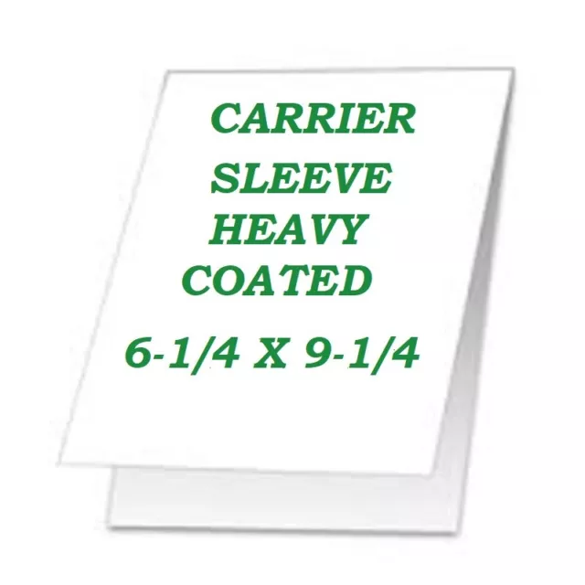 Laminating Carrier Sleeve For Laminator Pouches 2 PK 6-1/4 x 9-1/4 Coated, Heavy