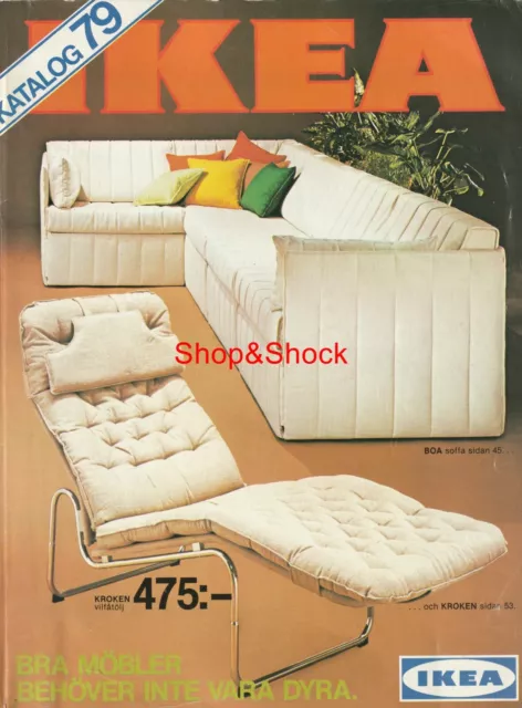 IKEA 1979 Catalogo Swedish Catalogue Sverige Svensk Katalog 79 Furniture Store