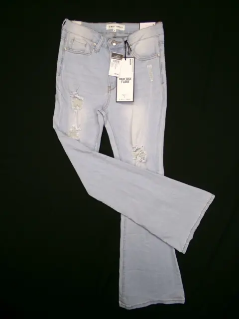 Almost Famous Womens Jeans High Rise Flare Size 5 New With Tags