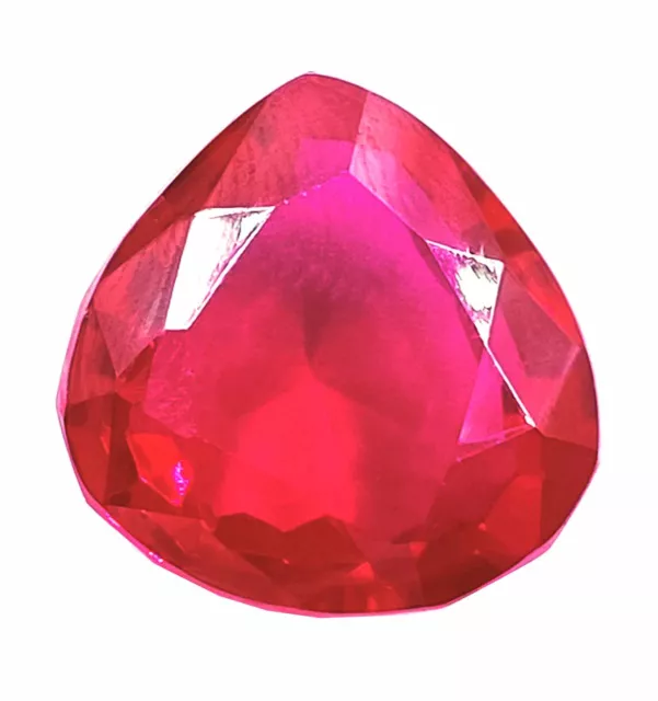 24 Ct Natural Red Ruby From Burma Certified Unique Pear Cut Loose Gemstone Mkx