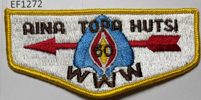 Boy Scout OA 60 Aina Topa Hutsi Lodge Flap