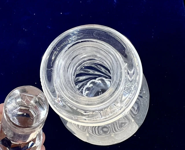 Superbe & ancienne carafe Baccarat modèle du XIX eme Louis Philippe Restauration 4