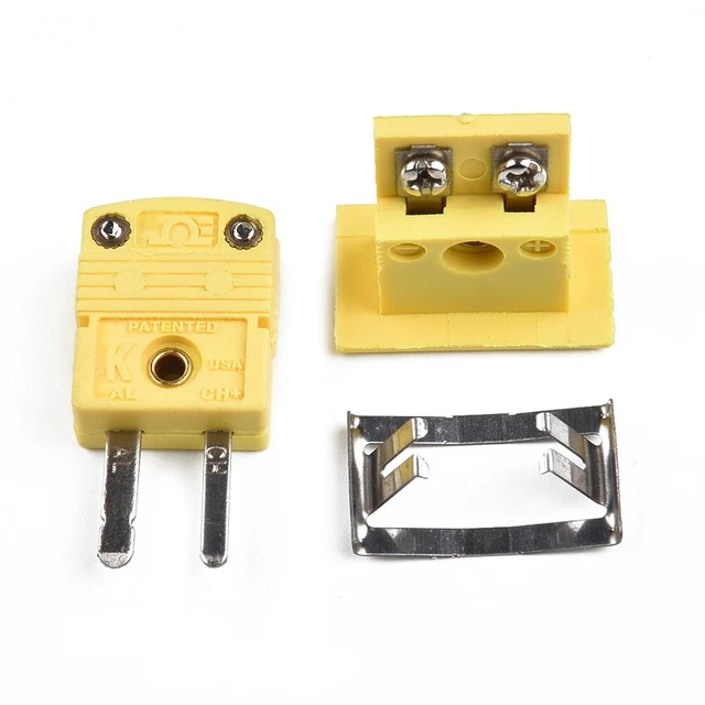 K TYPE THERMOCOUPLE Miniature Socket & Panel Mount Alloy Plug Connector